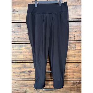 Lululemon Women's black Lightweight joggers double waistband black Sz 10